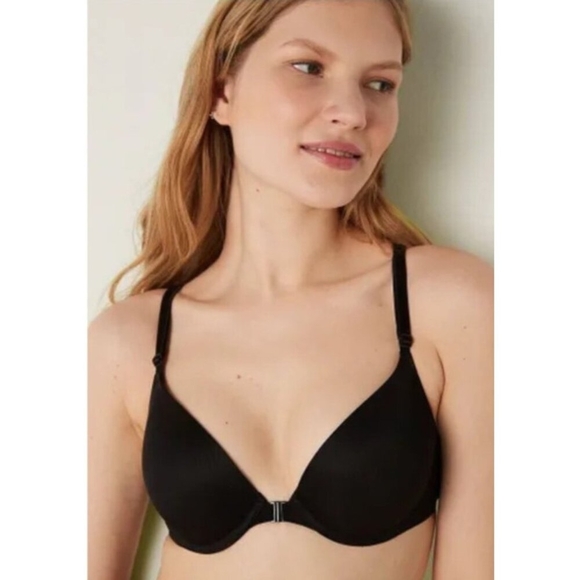 PINK Victoria's Secret Cross back front closure Size 32DD - Picture 1 of 6